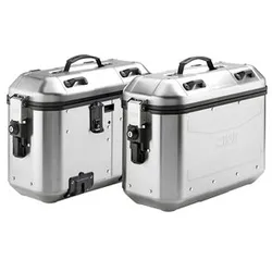 Trekker 36 Dolomiti Aluminium-Koffersatz, Monokey Alu Koffer silber