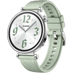 Smartwatch HUAWEI "WATCH GT 4 41mm", grün (hellgrün), Smartwatches, 3,35 cm (1,32 Zoll) AMOLED Display, 7 Tage Akkulaufzeit, IP68