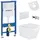 Belvit Hänge WC mit WC-Sitz Weiß