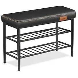 VASAGLE Sitzbank LSB054B01 schwarz Kunstleder 80,0 cm