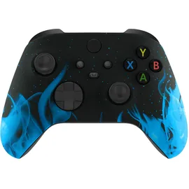 ExtremeRate Front Gehäuse Case Controller Blaue Flamme Xbox Series X
