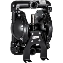 VEVOR luftbetriebene Doppelmembranpumpe, 2,54cm Einlass und Auslass, Aluminium, 159 L/min, max. 8,27 bar für den industriellen Einsatz, QBY4-25LF46-2,54cm-35