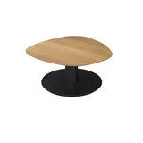 58 aufm Kessel COUCHTISCH Celestina 80x80x39 höhenverstellbar Anthrazit/Wildeiche | Gr.: onesize