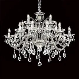 Ideal Lux Kronleuchter COLOSSAL SP15, 15-flammig, E14, grau IDEA-081526