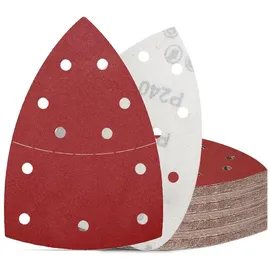 luxuskollektion Schleifpapier Dreieckschleifer Klett 11Loch 50 Stück-240