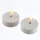 MARELIDA LED Maxi Teelichter flackernd 3D Flamme Timer D: 6cm weiß 2er Set