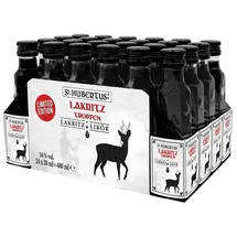 hubertus kräuterspezialitäten Lakritz Likör 16% Vol. 0,02 l