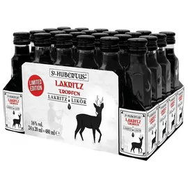 hubertus kräuterspezialitäten Lakritz Likör 16% Vol. 0,02 l