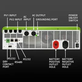 Qoltec Hybrid Off-Grid Solar Wechselrichter 11000W