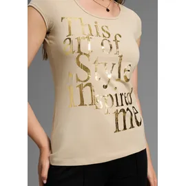 LAURA SCOTT T-Shirt in beige | Gr.: 36
