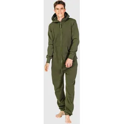 Jumpsuit MONIZ, Baby, Gr. S, EURO-Größen, grün (grün, grün), 80% Baumwolle, 20% Polyester, casual, Langarm, Overalls Jumpsuit, mit kuscheligem Komfort
