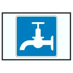 Trinkwasser Symbol A5 (148x210mm)