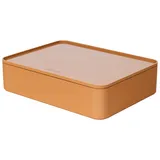 HAN Aufbewahrungsbox Allison 26 x 19,5 x 6,8 cm 1-tlg. caramel brown
