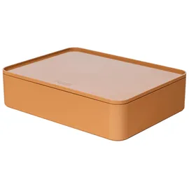 HAN Aufbewahrungsbox Allison 26 x 19,5 x 6,8 cm 1-tlg. caramel brown