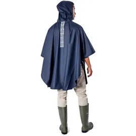 Stier Regenponcho Unisex Schwarz Einheitsgröße
