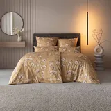 Estella Bettwäsche Lara 7954 740 Messing Mako Satin 155 cm x 220 cm - Gold