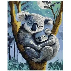 SCHIPPER 609240907 Malen nach Zahlen Koala mit Baby