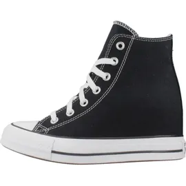 Converse Chuck Taylor All Star Wedge Platform Damen Schwarz 36,5