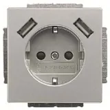 Busch-Jaeger SCHUKO-2x USB Steckdose 20 EUCB2USB-866