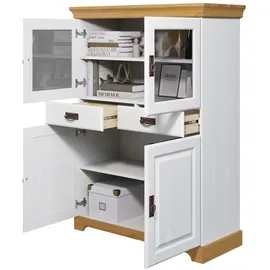 OTTO home Vitrine Rügen 95 x 40 x 131 cm Weiß