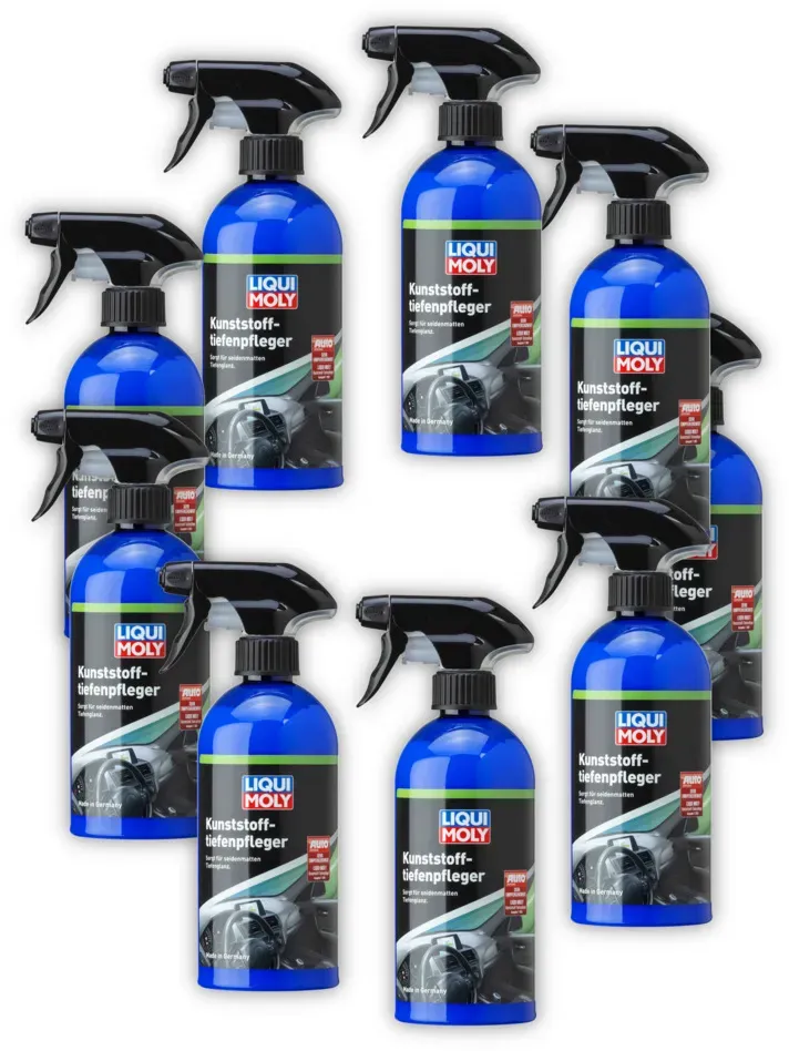 9x 500ml LIQUI MOLY 1536 Kunststofftiefenpfleger Kunststoff Pflege Reiniger