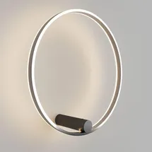 s.luce Ring Air LED 3 dimmbar rund schwarz/Aluminium