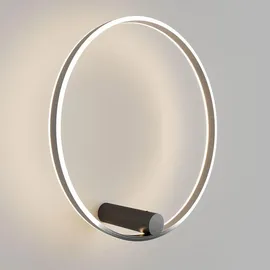s.luce Ring Air LED 3 dimmbar rund schwarz/Aluminium
