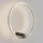 s.luce Ring Air LED 3 dimmbar rund schwarz/Aluminium