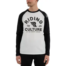 Riding Culture RC6001 Ride More, Langarmshirt - Schwarz/Weiß - L