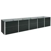 vidaXL Garten-Hochbeet verzinkter Stahl rechteckig 120 x 80 x 45 cm