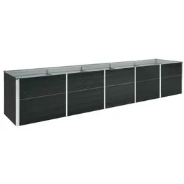 vidaXL Garten-Hochbeet verzinkter Stahl rechteckig 120 x 80 x 45 cm