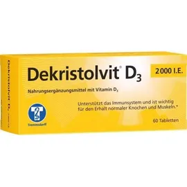 Trommsdorff DEKRISTOLVIT D3 2.000 I.E. Tabletten 60 St