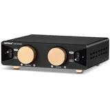 AIYIMA A70 Mono Leistungsverstärker mit PFFB TPA3255 Mini Class D Verstärker mit Subwoofer HiFi Heimkino Receiver mit RCA/XLR/Trigger Eingang für Bücherregal Passivlautsprecher 48V/5A Stromversorgung