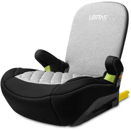 LETTAS I-SIZE Kindersitz ISOFIX Gruppe 3 (125-150 cm, 22-36 kg) Autositzerhöhung von 6 bis 12 Jahren