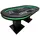 Home Deluxe Led-Pokertisch, Schwarz, Holzwerkstoff, Metall, 106x213 cm, Spielzeug, Kinderspielzeug, Kinderspiele