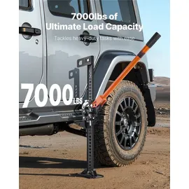 Vevor Wagenheber Stahl 915 mm grau 3,18 t belastbar