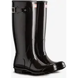Hunter Boots & Stiefeletten - Womens Original Tall Gloss Boot Black - Gr. 37 (EU) - in Schwarz - für Damen