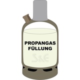 3 kg Propangas Füllung für  graue Eigentumsflasche