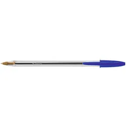 BIC Kugelschreiber Cristal transparent, Schreibfarbe: blau, 50 St.