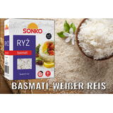 Reis-Basmati Rice Ryż Basmati Sonko 4 x 100 gr