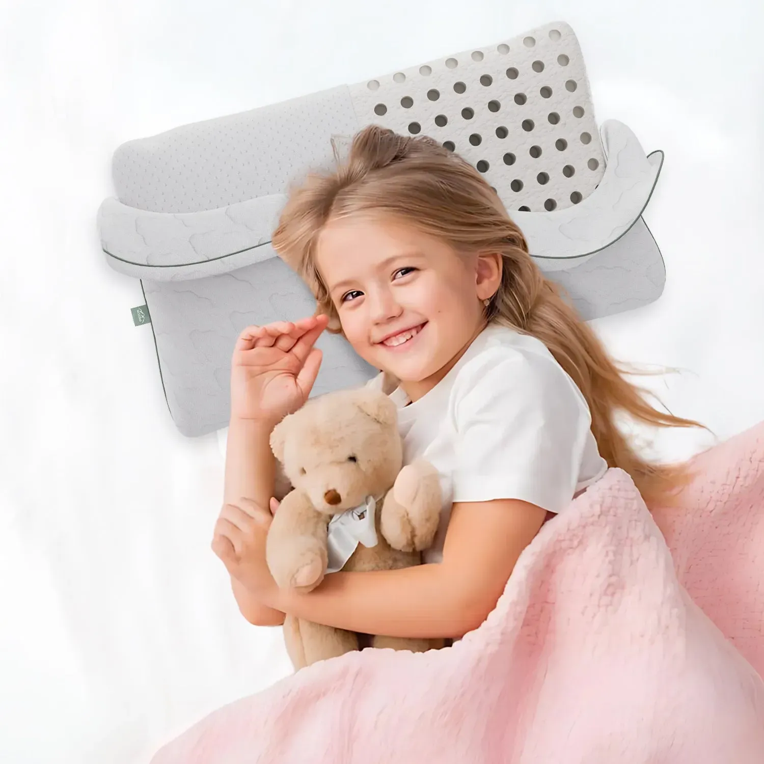 UNSER KINDERLIEBLING: hERZtal Orthopädisches Kinder-/Babykissen - 6-10 Jahre