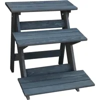 Promadino Blumentreppe 50 x 60 x 56 cm Anthrazit
