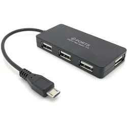 Sertronics 125150, USB 2.0 Micro-B, USB 2.0, Schwarz, 0,1 m, China, Raspberry Pi