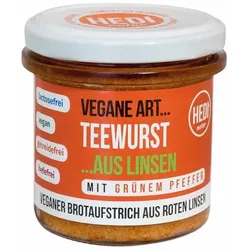 HEDI Vegane Art Teewurst Brotaufstrich mit grünem Pfeffer bio