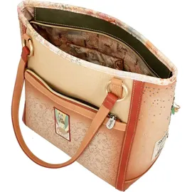 Anekke Peace & Love Schultertasche Polyurethan Khaki