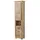 MASSIVMOEBEL24.DE Mango Hochschrank 50x35x195 Beige/Weiß