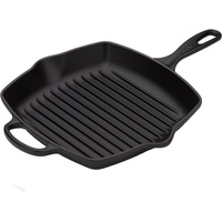 Le Creuset Signature Grillpfanne 26 x 26 cm schwarz matt