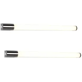 Trio LED Bad 2er Set mit Steckdose & Schalter Chrom 79cm