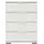 Möbel Boss Nachtschrank Easy 52 x 38 x 74 cm Weiß