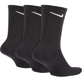 Nike Everyday Cushioned Crew-Trainingssocken Black/White 34-38